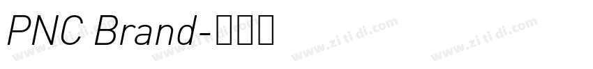 PNC Brand字体转换
